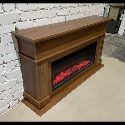 Линейный электрокамин Бруно NT с очагом Joker 45