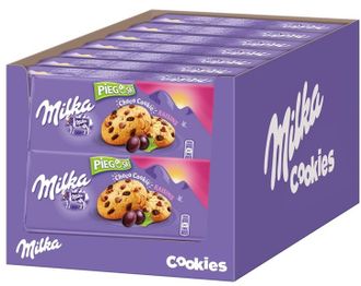 Печенье Milka Choco Cookies Raisins 135гр (24 шт)