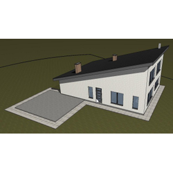 Двухэтажный дом с четырьмя спальнями 193м² (S58)