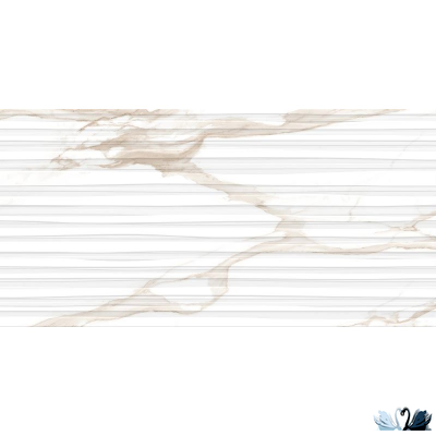 Плитка Belani Torano декор бежевый 30х60 см, настенная, под мрамор, глянец, рельеф, Береза керамика