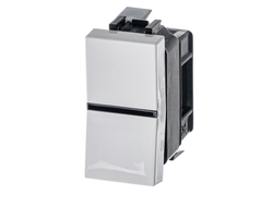 Переключатель, 1 модуль, белый - ABB - Zenit - N2102 BL - 2CLA210200N1101