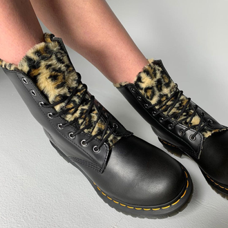 Leopard doc martens cheap