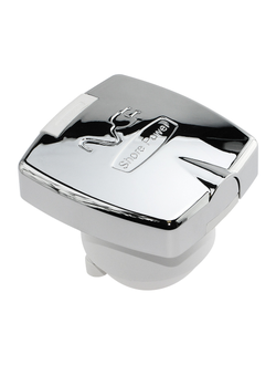 Розетка влагозащищенная, 30 А, хромированный пластик, IP56