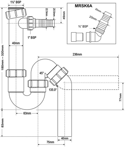 Отводная арматура MCAlpine