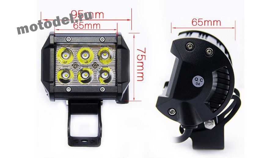 Оптика - Прожектор SBW U6 CREE LED на автомобиль, мотоцикл, квадроцикл .