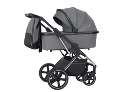 Коляска 2в1 Carrello Aurora CRL-6505 Carbon Grey CHROME