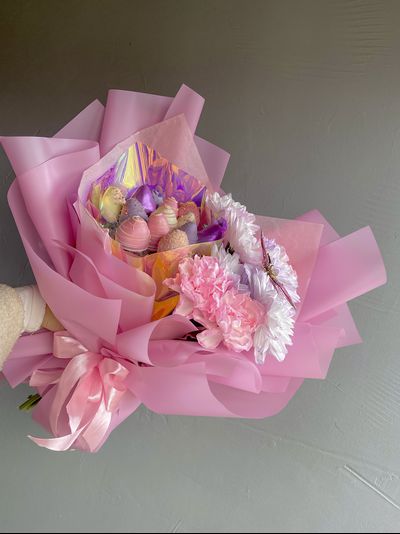 Букет Princess с клубникой