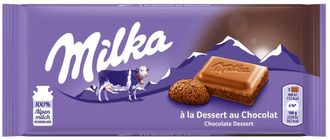 Шоколад Milka Dessert Au Chocolat 100гр (20 шт)
