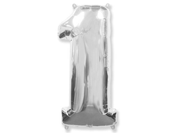 Цифра 1 серебро