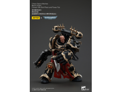 Избранный Черного Легиона (Warhammer 40k) - КОЛЛЕКЦИОННАЯ ФИГУРКА 1/18 Black Legion Chosen with Bolt Pistol and Power Fist (JT00966) - JOYTOY