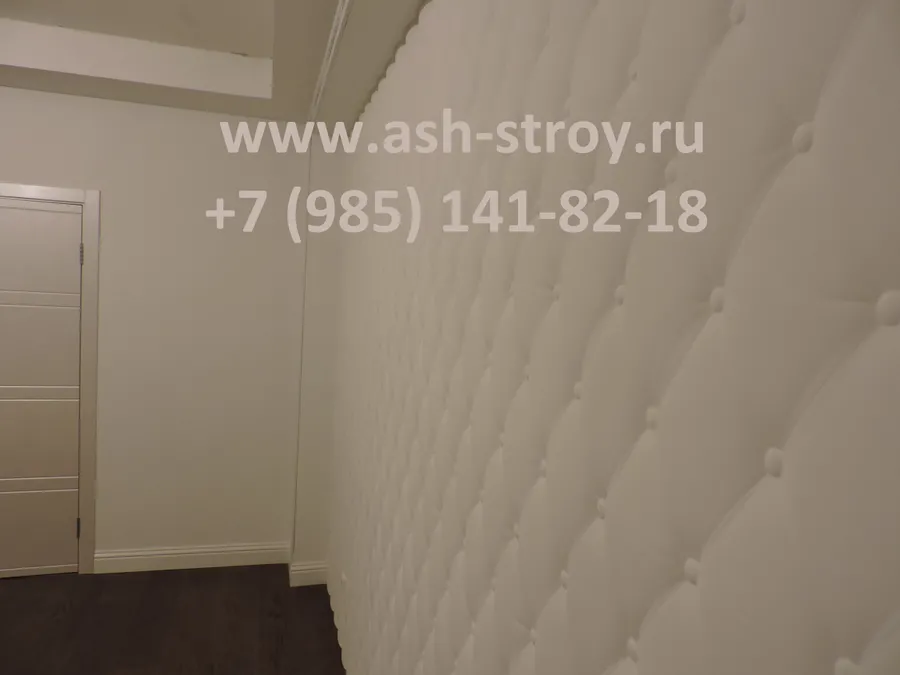 Капитальный ремонт однокомнатной квартиры г. Домодедово. 3D панели в интерьере