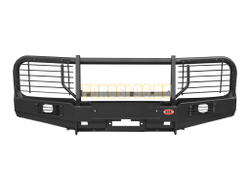 Передний силовой бампер серии Трофи на Toyota LC 80 1990-1997 (02.025.03)