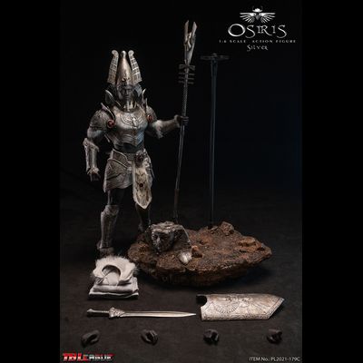 Осирис в серебряном - Коллекционная ФИГУРКА 1/6 Osiris Silver (PL2021-179C) - TBLeague