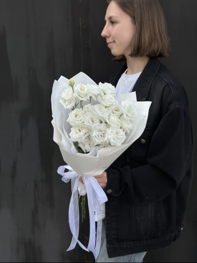 Букет эустомы (цвет на выбор)