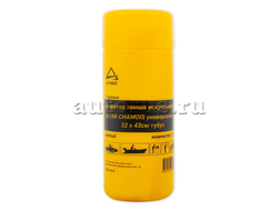 Салфетка замша искусственная универсальная 32x43 см тубус ARNEZI A0406004