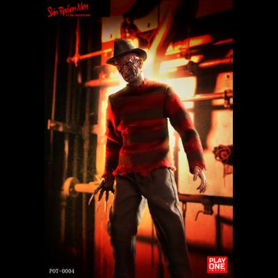 ПРЕДЗАКАЗ - Фредди Крюгер (серия &quot;Кошмар на улице Вязов&quot;)  - Коллекционная фигурка 1/12 SCALE skin broken man (POT-0004) - Play One twelve ?ЦЕНА: 10900 РУБ.?
