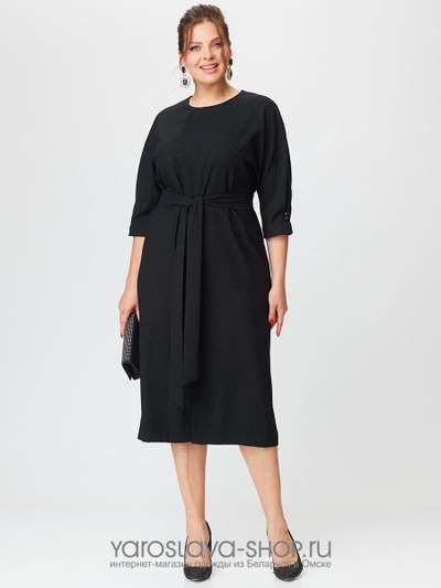 Женское элегантное платье в черном цвете