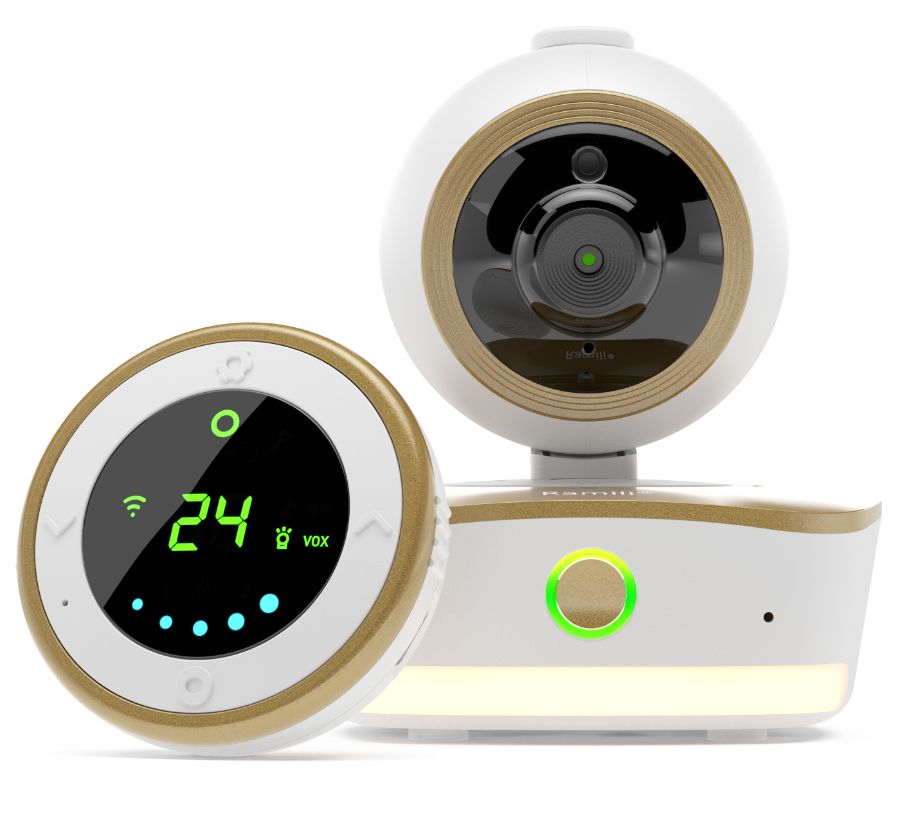 Wi-Fi радио-видеоняня Ramili Baby RV1800 с повышенной дальностью, 2-в-1, Full HD