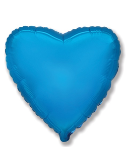 Шар (18''/46 см) Сердце, Синий