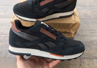 Кроссовки Reebok Classic Black сетка