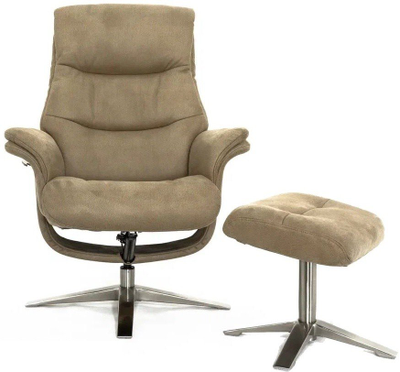 Кресло реклайнер Relax Boss с пуфом для ног