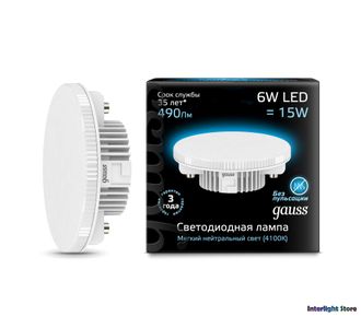 Gauss LED 6w 840 GX53