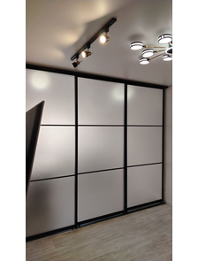 перегородка раздвижная стекло бронза матовое