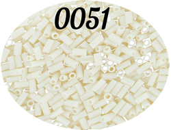 Рубка (стеклярус) TOHO BUGLE 3 мм, 5гр цвет № 0051