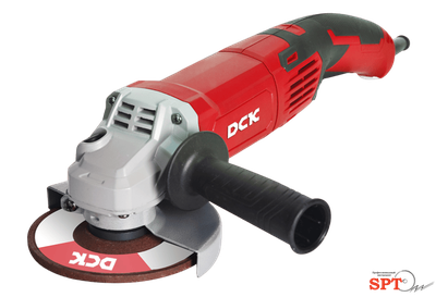 Машина шлифовальная угловая DCK KSM05-125, 1500Вт, эл. стабилизация оборотов, анти-рестарт