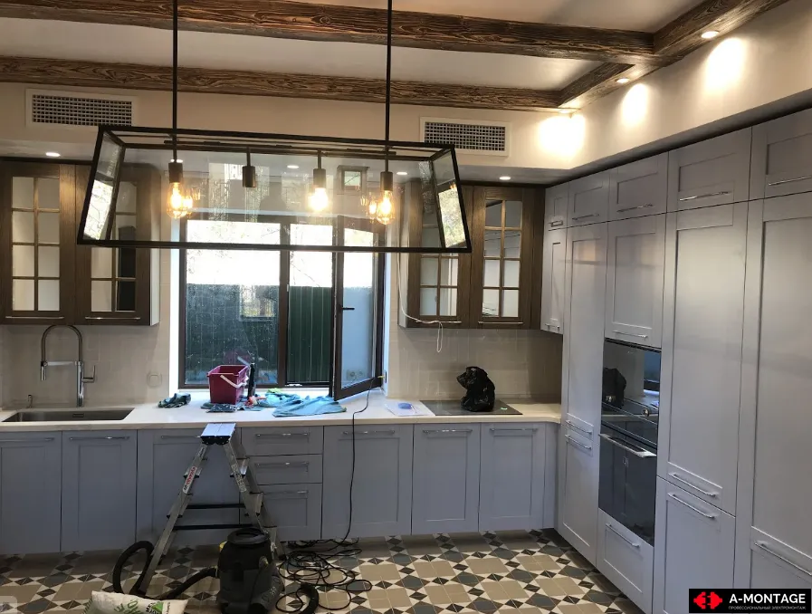 Чистовой монтаж, коттедж