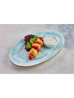 Куриный шашлычок с соусом