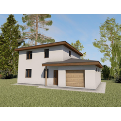 Двухэтажный дом с четырьмя спальнями 183м² (S81)