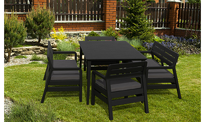 Стол Лима 160 графит