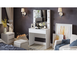 Стол туалетный Марго Белый