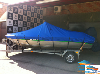 Тент для катера SILVER FOX 485 (с леером на носу)