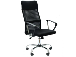 Офисное поворотное кресло Kingstyle FK-1 Noir Chrome (черный) (аналог Ultra , Fir , Монте)
