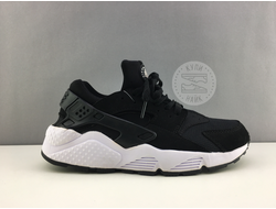 Nike Huarache черные с белой подошвой женские (36-41) Арт: 002М(I)