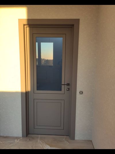 ДВЕРНАЯ ЛИНИЯ. ДЕКАНТО. SOFT TOUCH СЕРЫЙ БАРХАТ/ САТИН