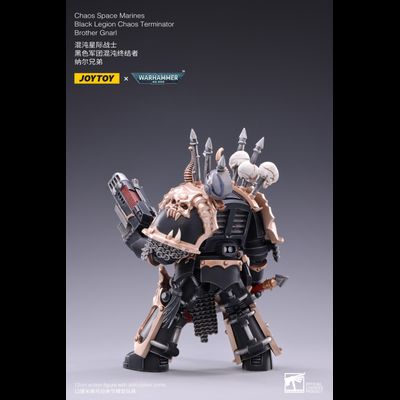 Терминатор Черного Легиона брат Гнарл (Warhammer 40k) - КОЛЛЕКЦИОННАЯ ФИГУРКА 1/18 scale Brother Gnarl (JT2122) - JOYTOY