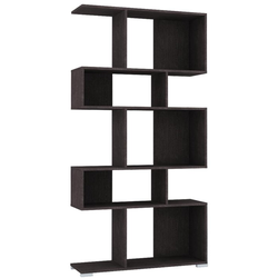 КАСИЯ 4 СТЕЛЛАЖ ВЕНГЕ (176.6x90.3x28.3 см)