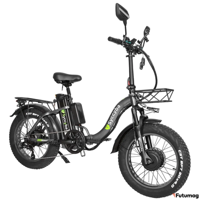 Электровелосипед Syccyba H2 (F11) DUAL 23AH серый