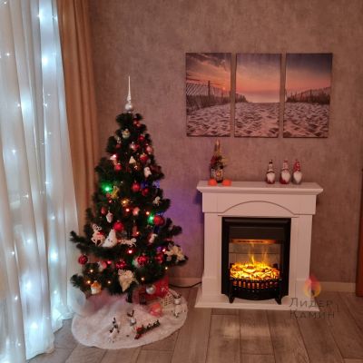 Электрокамин Женева WT с очагом Fobos