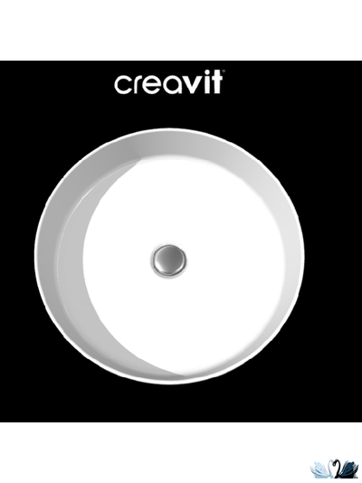 Раковина Creavit Loop LP140-00CB00E-0000 LP140 диаметром 40 см, глянец белоснежного цвета