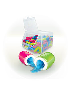 Жев.резинка Johny Bee красящая с пудрой в боксе Lipstick Gum (325)*6