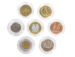 Монеты сувенирные "Екатеринбург"