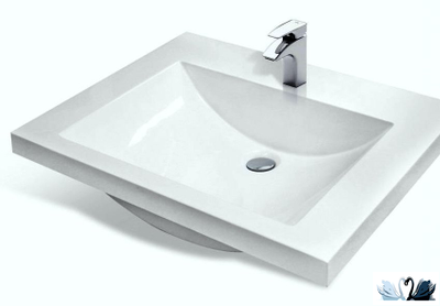 Раковина Эстет Monako 60 х 50 см, мебельная каменная