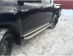 Пороги на Toyota Hilux Revo  2015-