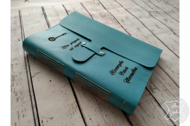 ежедневник из натуральной кожи, кожаный ежедневник, ежедневник с логотипом