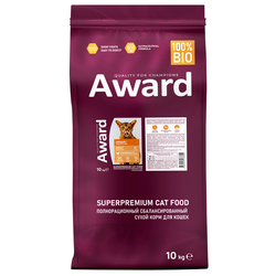 AWARD (Авард) Urinary, сухой корм для кошек для профилактики мочекаменной болезни, Курица 10 кг