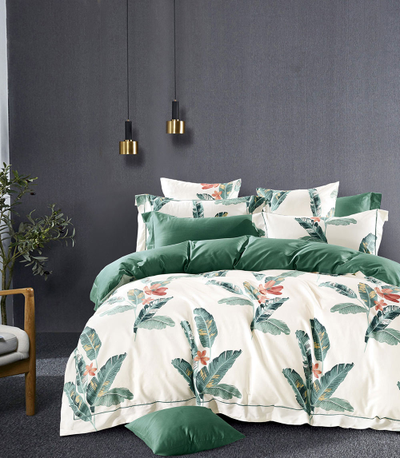 Постельное белье мако-сатин семейное 150x200x2 250x270x1 50x70x2 70x70x2 TIS05-237